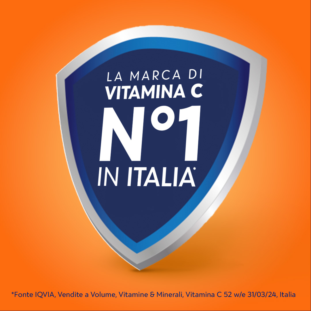 Cebion Effervescente Senza Zucchero - Integratore di Vitamina C - gusto arancia - 10 compresse