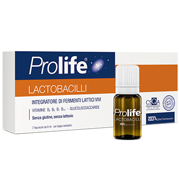Prolife Lactobacilli - Integratore di Fermenti Lattici Vivi -  7+7 Flaconcini - OFFERTA confezione doppia 14 Flaconcini