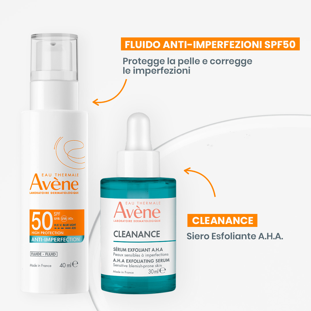 Avène - Eau Thermale - Fluido Anti-Imperfezioni SPF50 Protezione Alta 40 ml