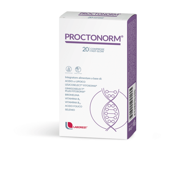 Proctonorm Integratore multifunzionale microcircolo 20 cpr
