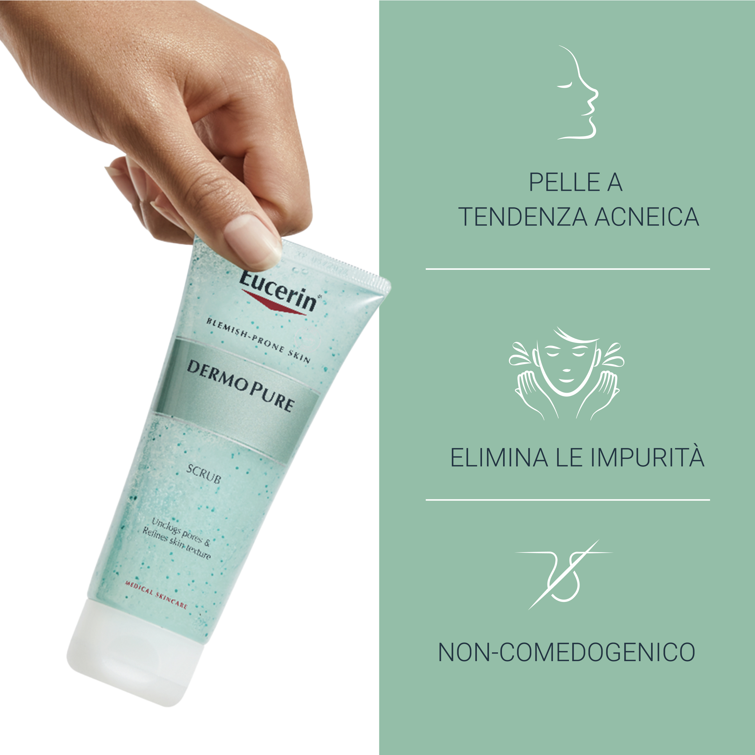Eucerin DermoPurifyer Oil Control Scrub Detergente Levigante 100 ml