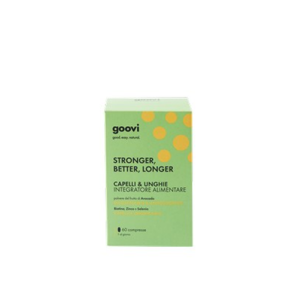 Goovi - Stronger, Better, Longer - Integratore Per Capelli E Unghie 60 Compresse