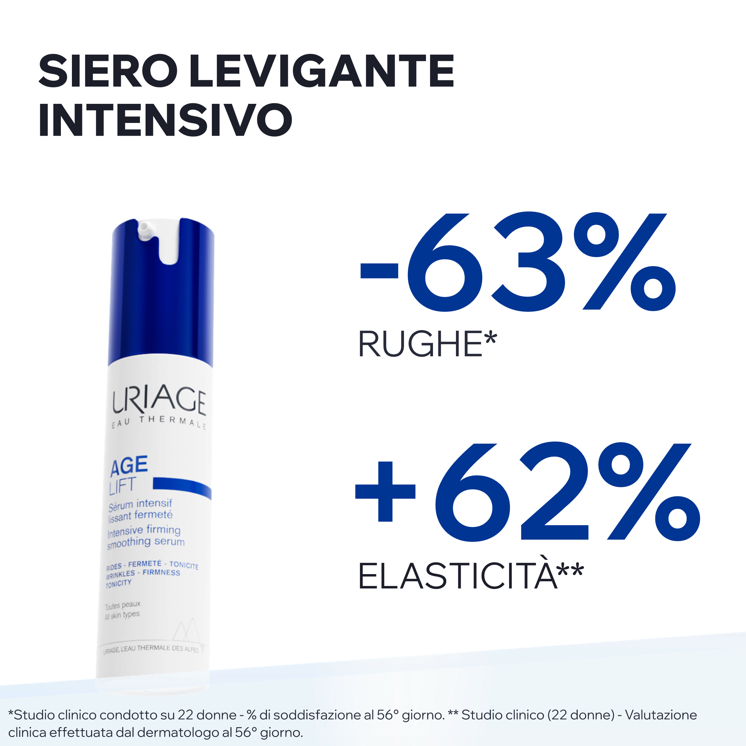 Uriage Age Lift Sérum Intensif Lissant Ferméte - Siero Levigante Intensivo Anti-Età 30 ml