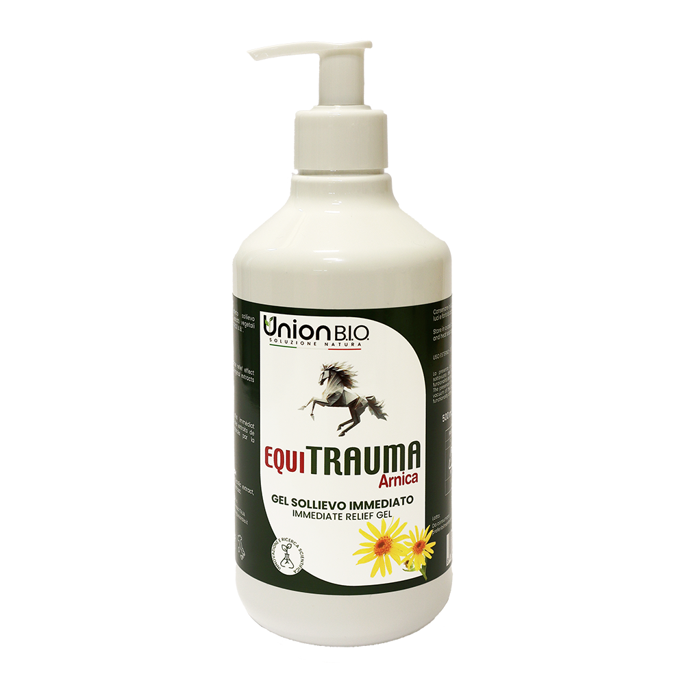 Union Bio - Equitrauma 500 ml - Gel All'Arnica Per Cavalli