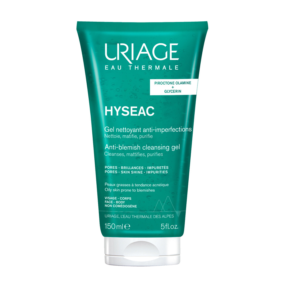 Uriage Hyséac - Gel Detergente Purificante Anti-Imperfezioni Viso E Corpo Per Pelle Grassa E Acneica 150 ml