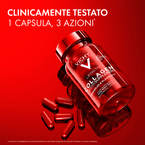 Vichy Liftactive Collagen - Integratore Per Pelle, Capelli E Unghie 60 Capsule