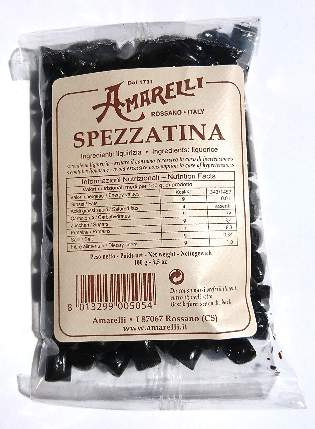 Amarelli Liquirizia Spezzatina In Busta 100g