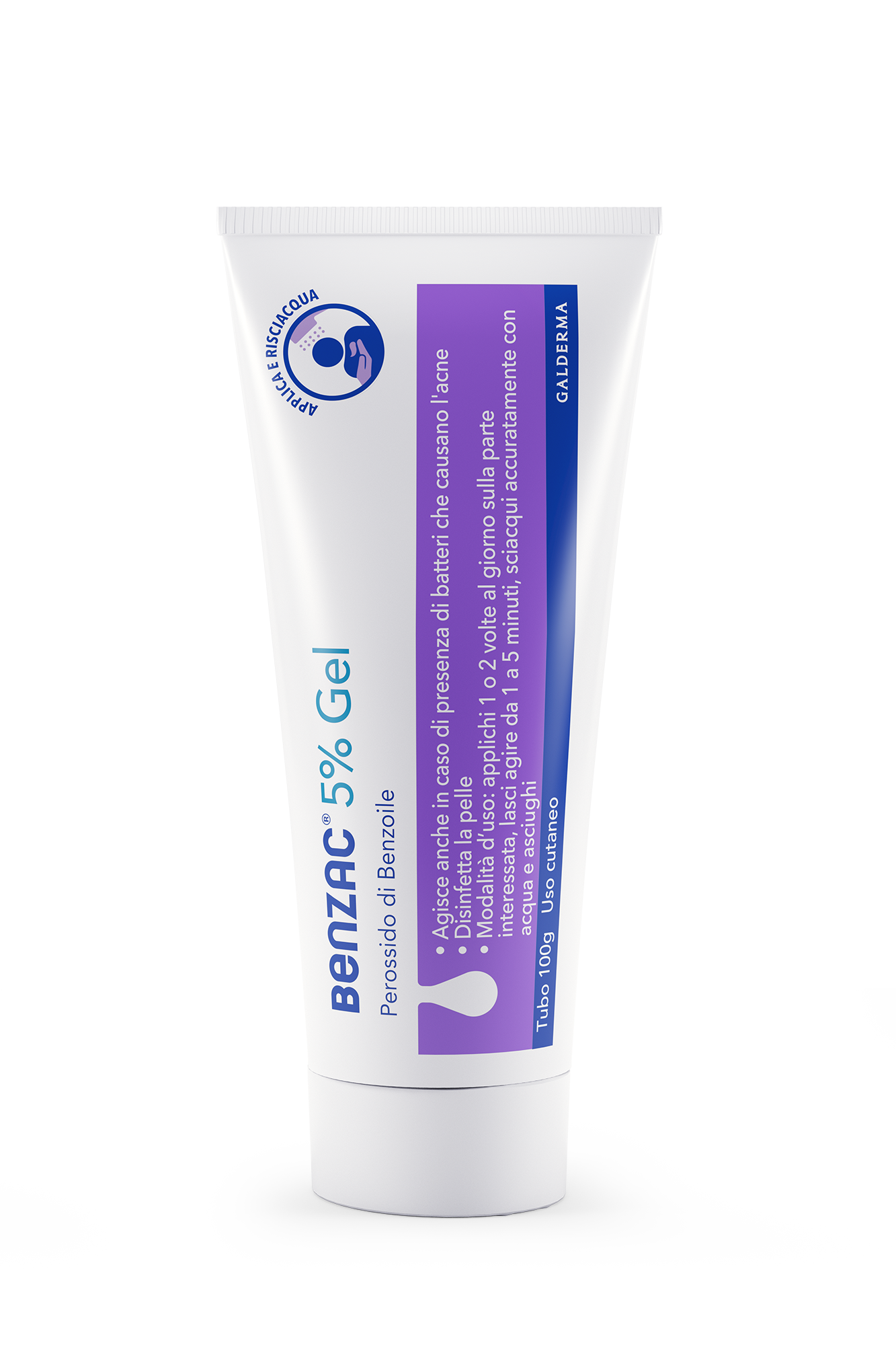 Benzac Clean 5% gel Perossido di Benzoile contro Acne 100g - SCADENZA 30 NOVEMBRE 2026