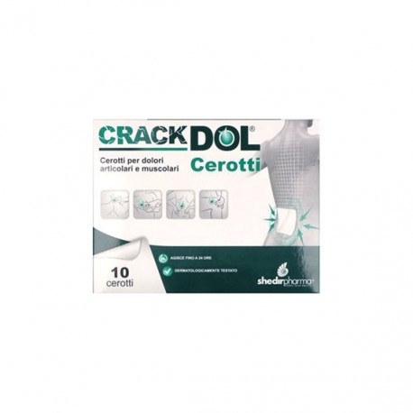 Crackdol Cerotto Per Dolori Muscolari E Articolari 10 Pezzi