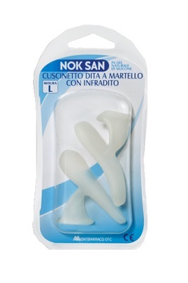 Nok San Cuscinetto Dita A Martello Con Infradito Taglia M 2 Pezzi