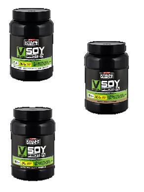 Gymline Muscle Soy Protein Gusto Panna-Cacao Integratore di Proteine di Soia 800 g