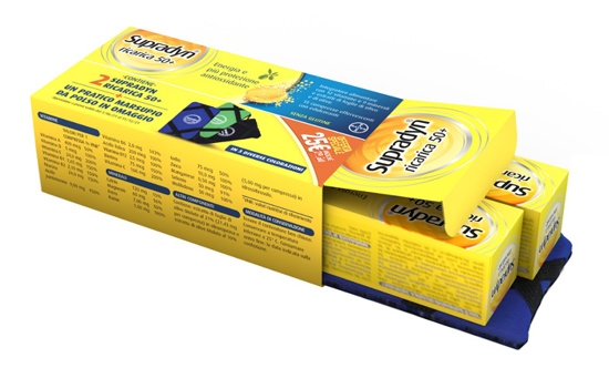 Supradyn Ricarica 50+ PACCO DOPPIO 15 Compresse Effervescenti + 15 Compresse OMAGGIO