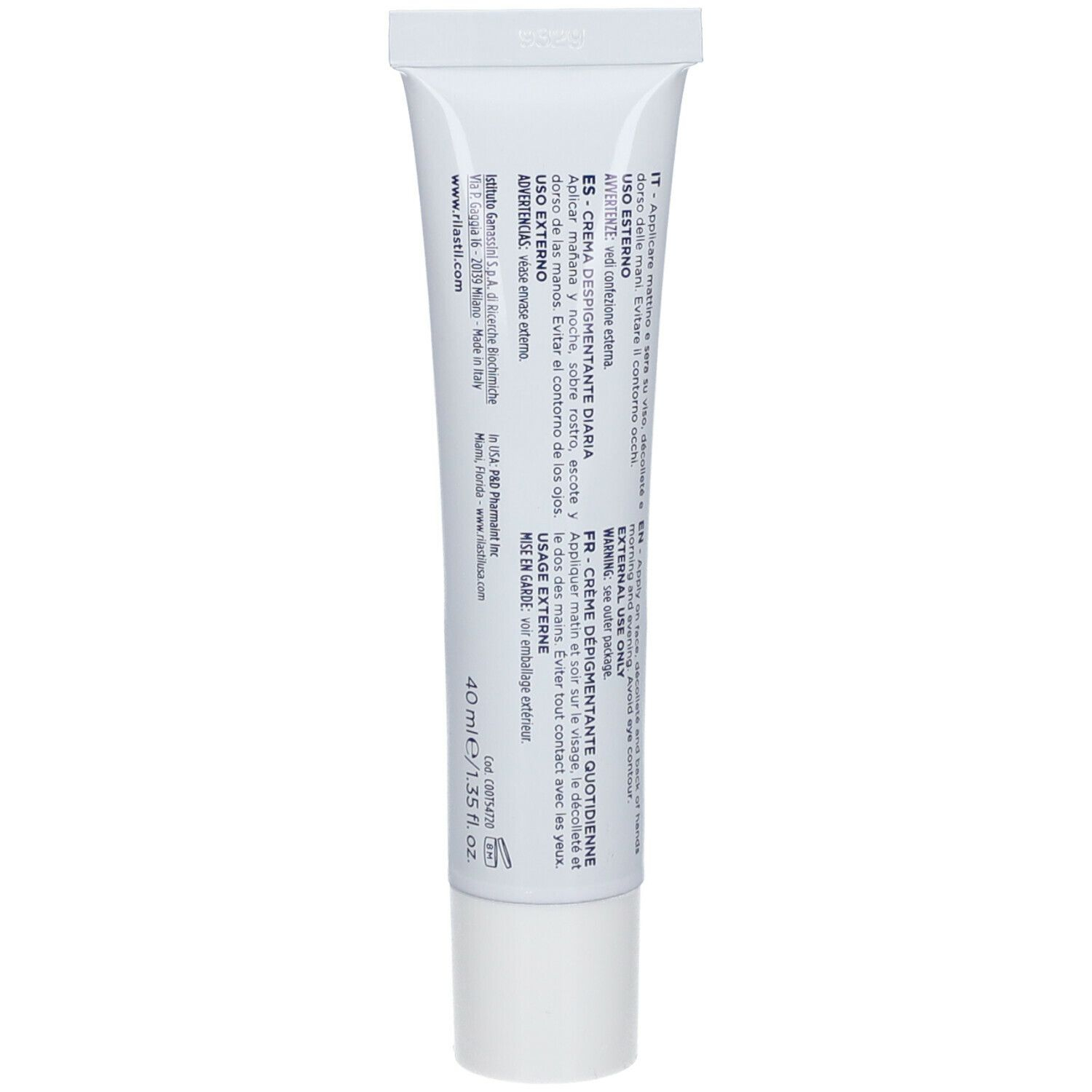 Rilastil D-Clar crema depigmentante per uso quotidiano 40mL