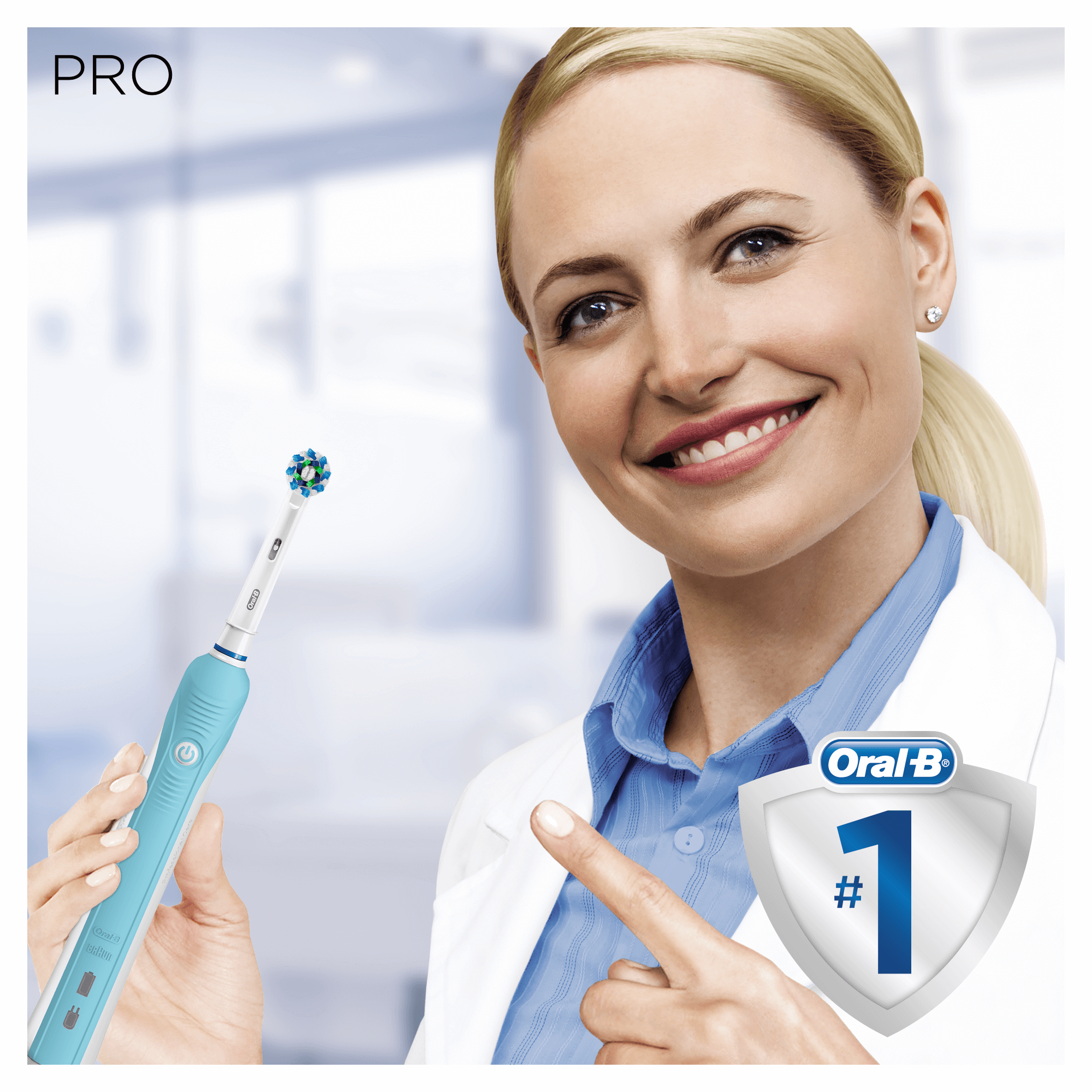 Oral-B Spazzolino Elettrico Ricaricabile Pro1 700, 1 Testina, 1 Spazzolino