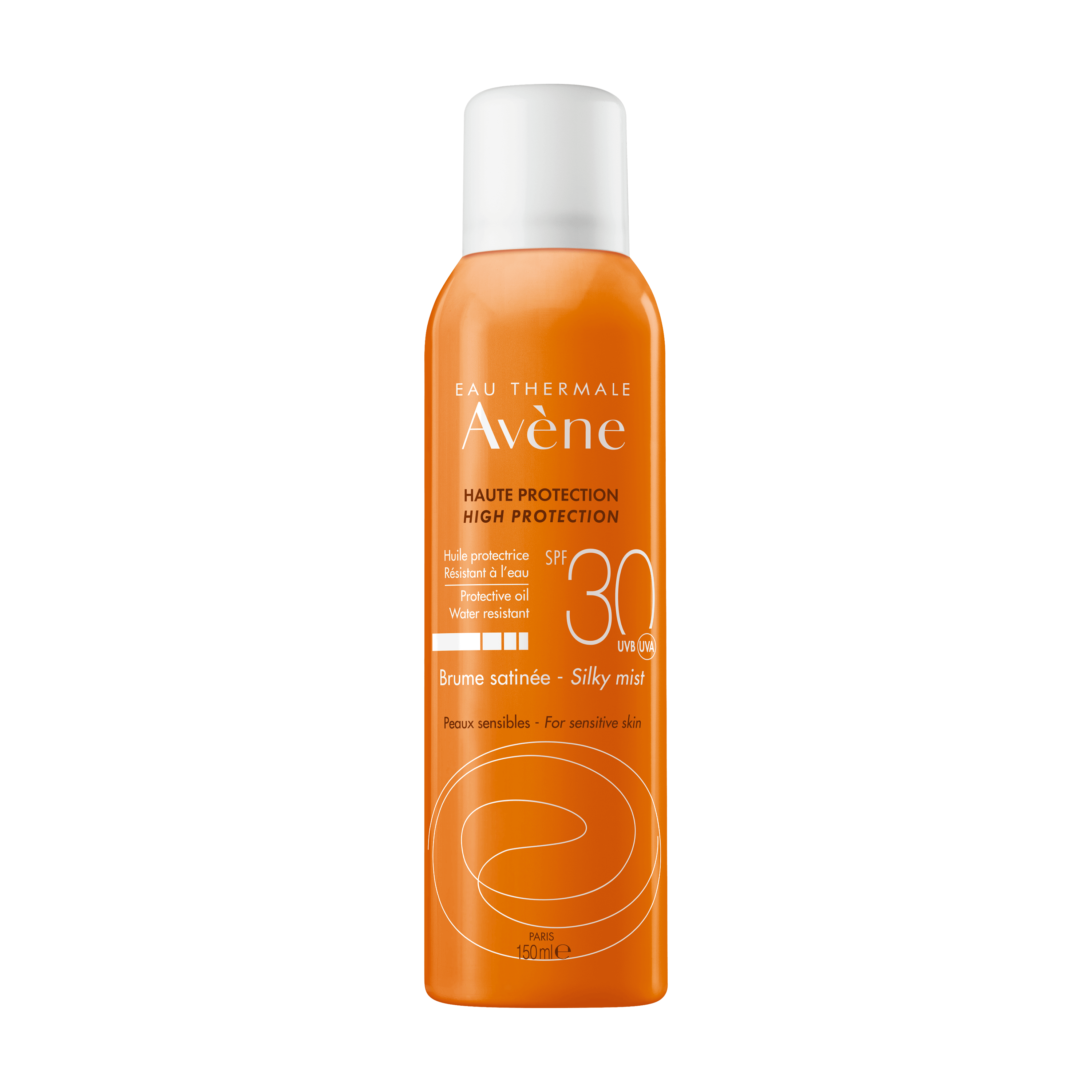 Avène Eau Thermale Olio SPF30 - Protezione Solare Viso E Corpo Nebulizzatore Spray 150 ml