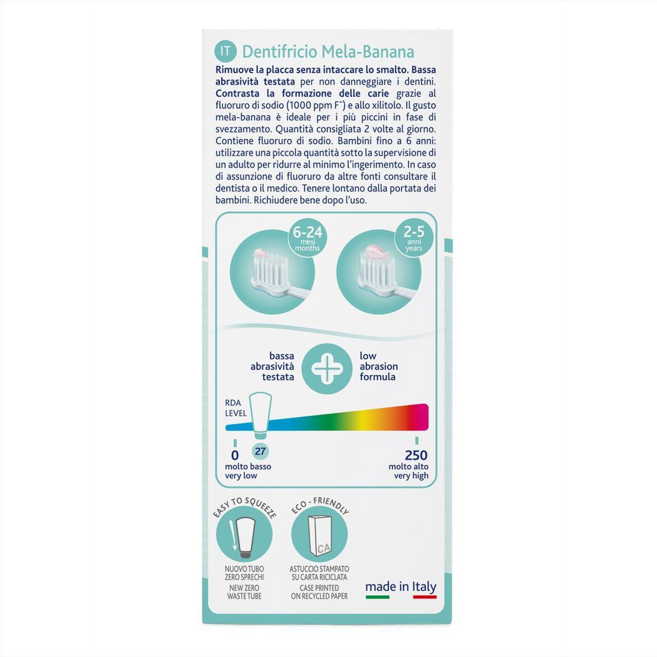 Chicco Dentifricio MelaBanana 50 ml +6m