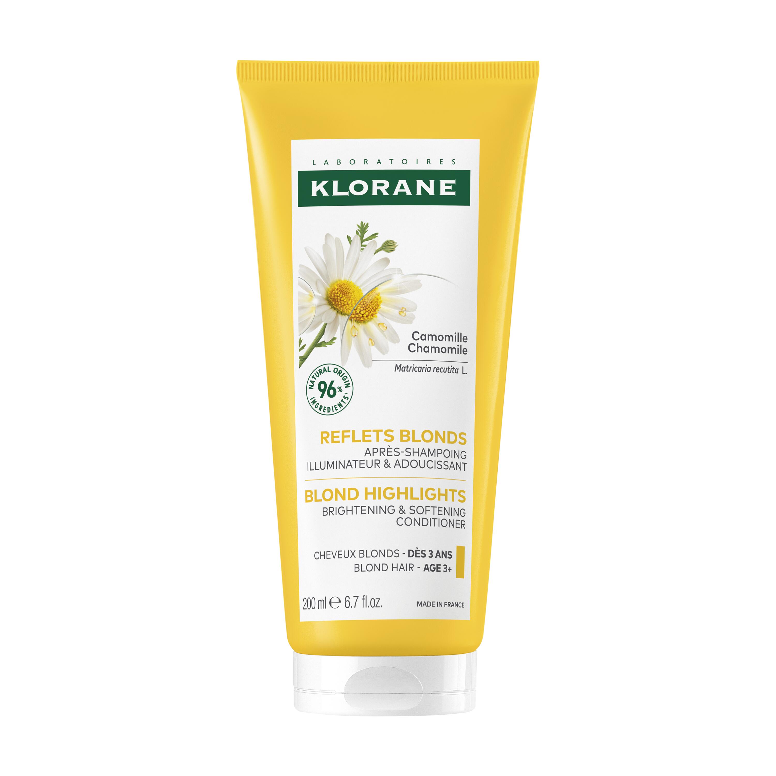 Klorane - Riflessi Biondi Balsamo Dopo-Shampoo Illuminante & Morbidezza Alla Camomilla 200 ml