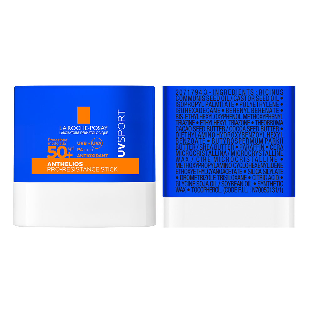 La Roche-Posay Anthelios UVSport Pro-Resistance - Stick Solare SPF50+ Viso 10 ml