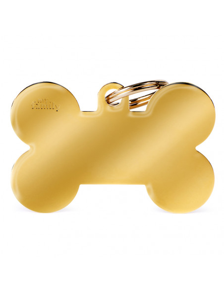 MY FAMILY MEDAGLIETTA OSSO (XL) OTTONE ORO (REF. MFXL10)