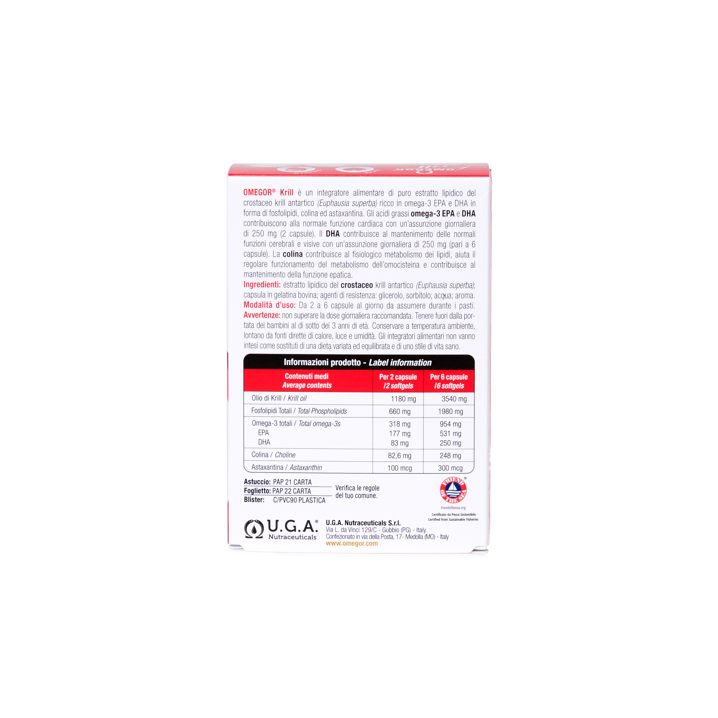 Omegor Krill Omega-3 30 capsule
