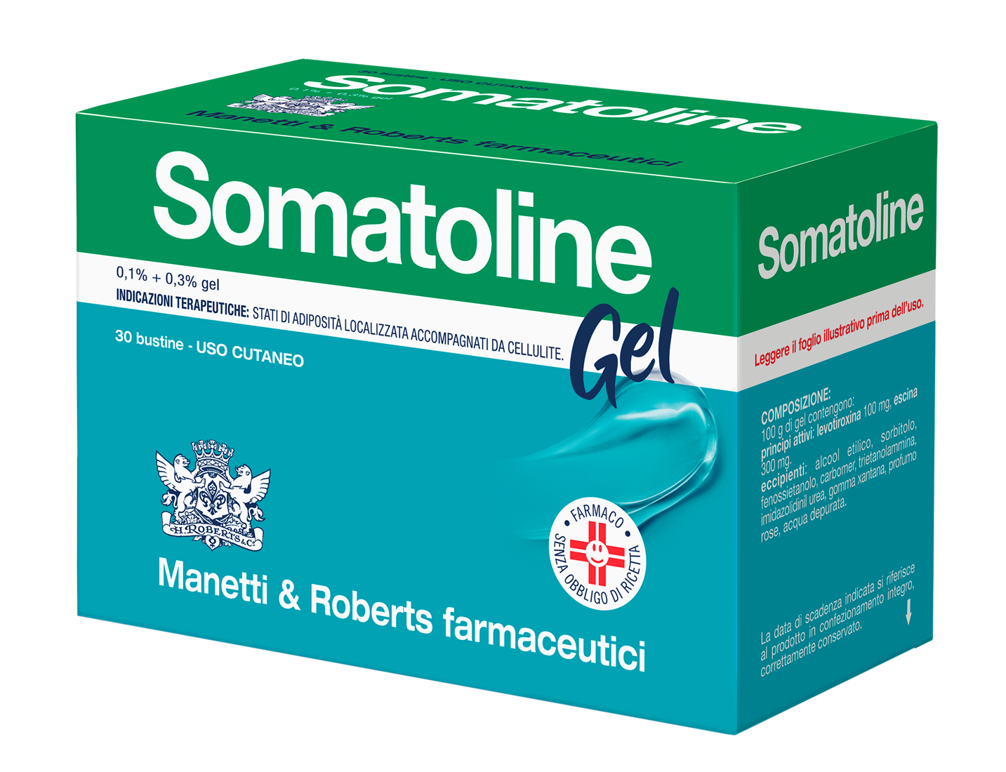 Somatoline - GEL Anti-cellulite 0,1% + 0,3% - 30 Bustine