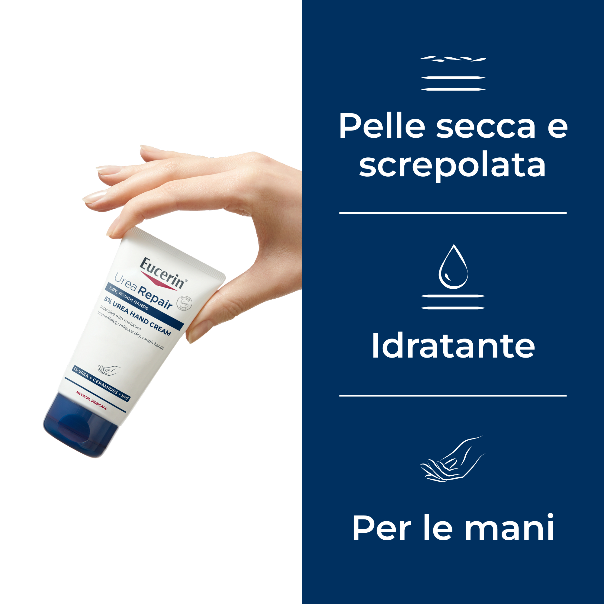 Eucerin UreaRepair Crema Rigenerante Mani 5% Urea 30 ml