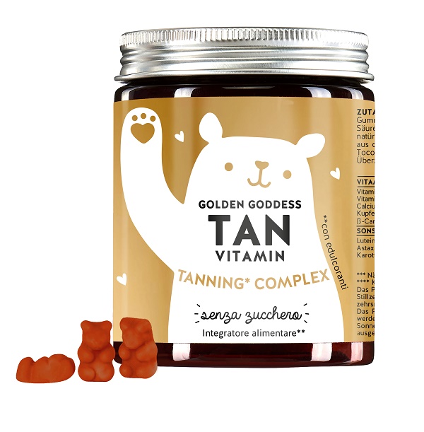 Bears With Benefits - Golden Goddess Tan Vitamin 45 Orsetti - Integratore Per L'Abbronzatura