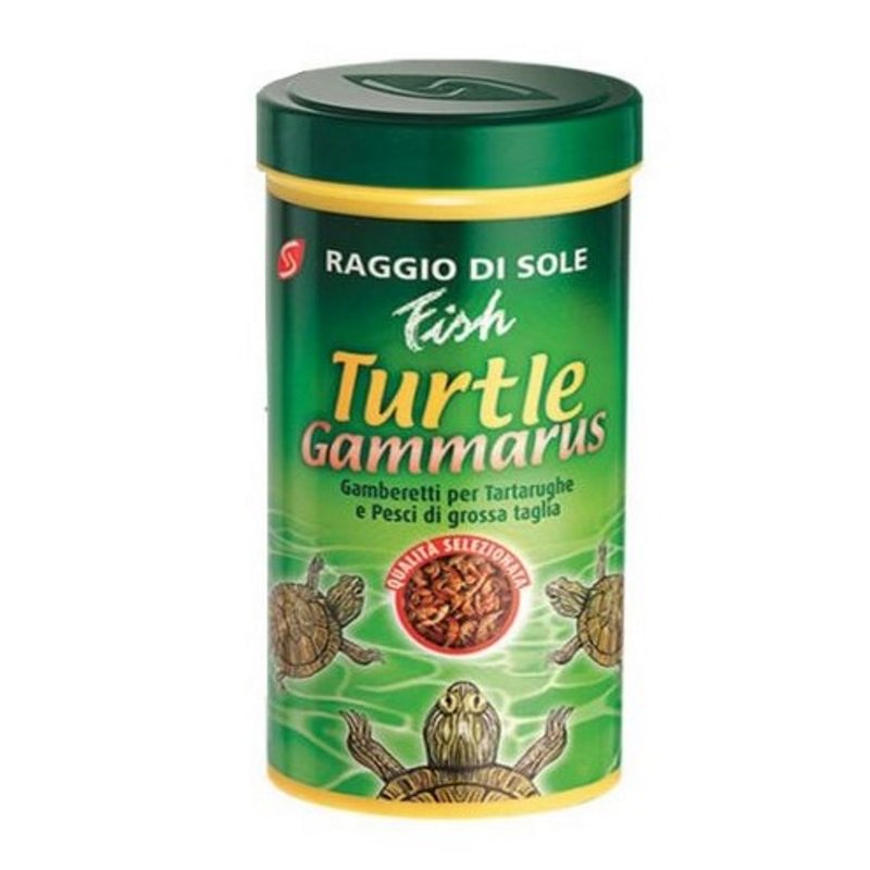RAGGIO DI SOLE FISH MANGIME TARTARUGHE TURTLE GAMMARUS GAMBERETTI 100GR