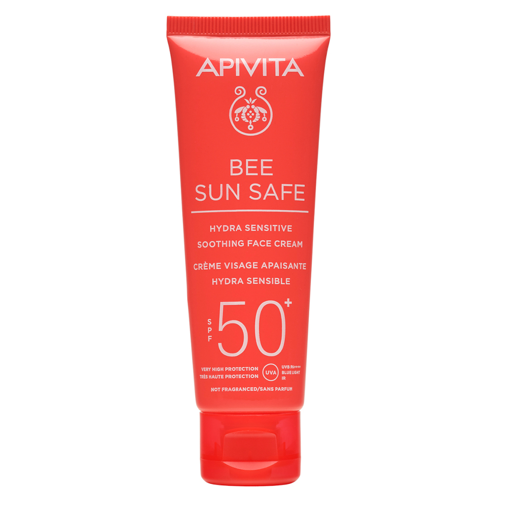 Apivita - Bee Sun Safe - Hydra Sensitive SPF50+ Crema Viso Lenitiva Per Pelli Sensibili 50 ml