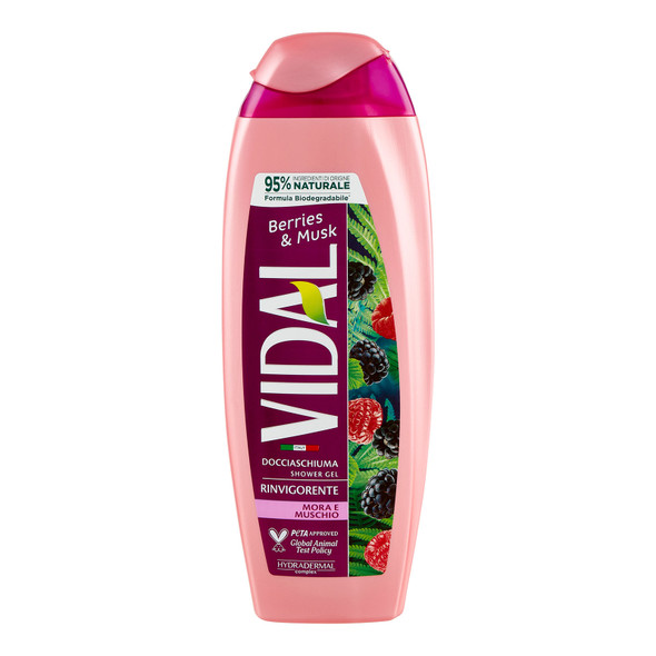 VIDAL DOCCIA NEW MORA&MUS250ML