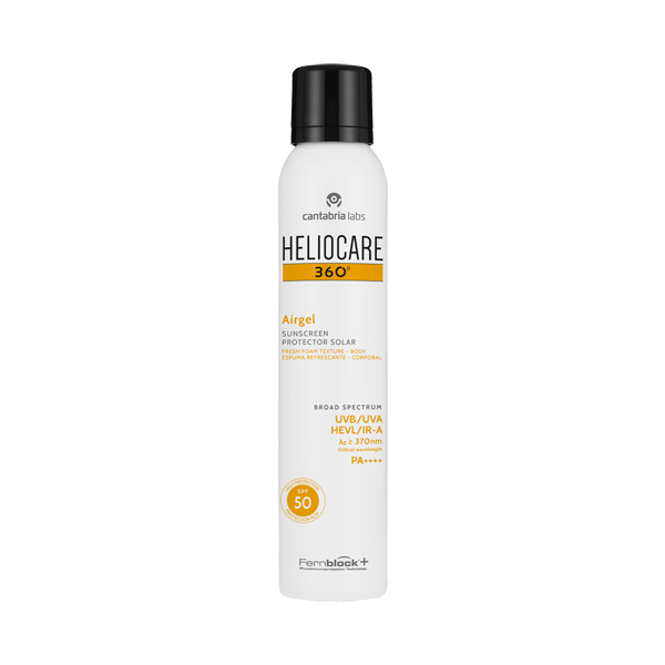 Heliocare 360° - Airgel SFP50 Protezione Solare Alta Corpo 200 ml