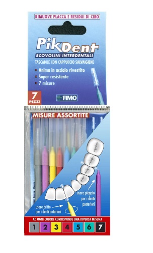 Pikdent Scovolino Interdentale Misto 7 Pezzi