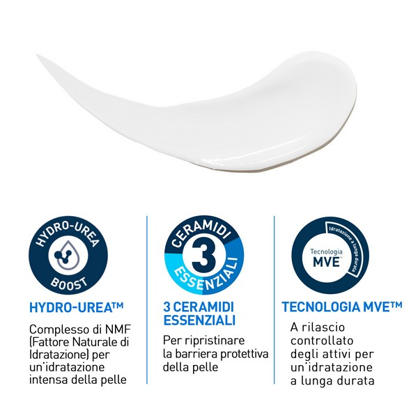 CeraVe Lozione Idratante Intensiva per Pelle Secca e Molto Secca con Sensazione di Prurito, con Hydro-Urea e Burro di Karité, idrata intensamente la pelle e da sollievo immediato alla sensazione di prurito, 236 ml