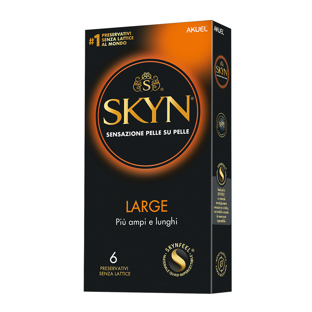 Akuel Skin Large Profilattico In Poliisoprene 6 Pezzi