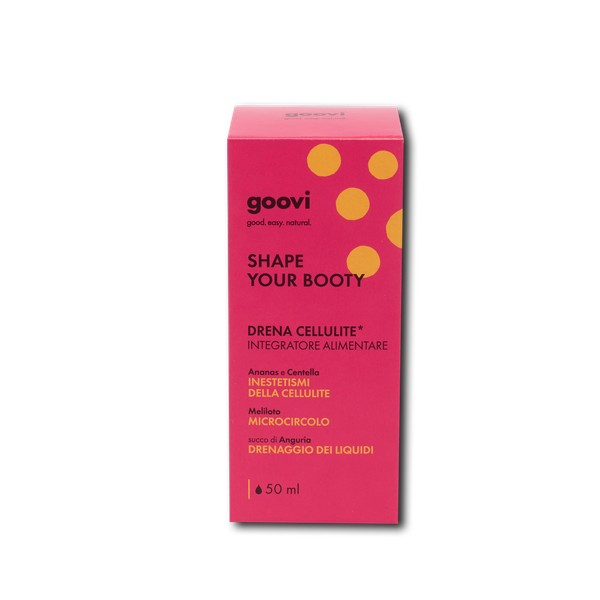Goovi - Shape Your Booty Drena Cellulite - Integratore Per La Cellulite 50 ml
