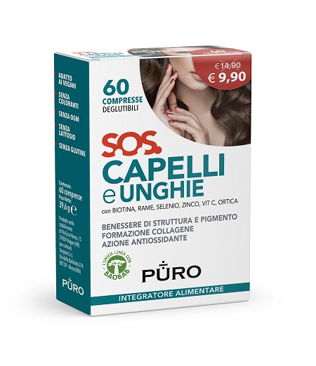 PURO SOS Capelli & Unghie 60Cpr