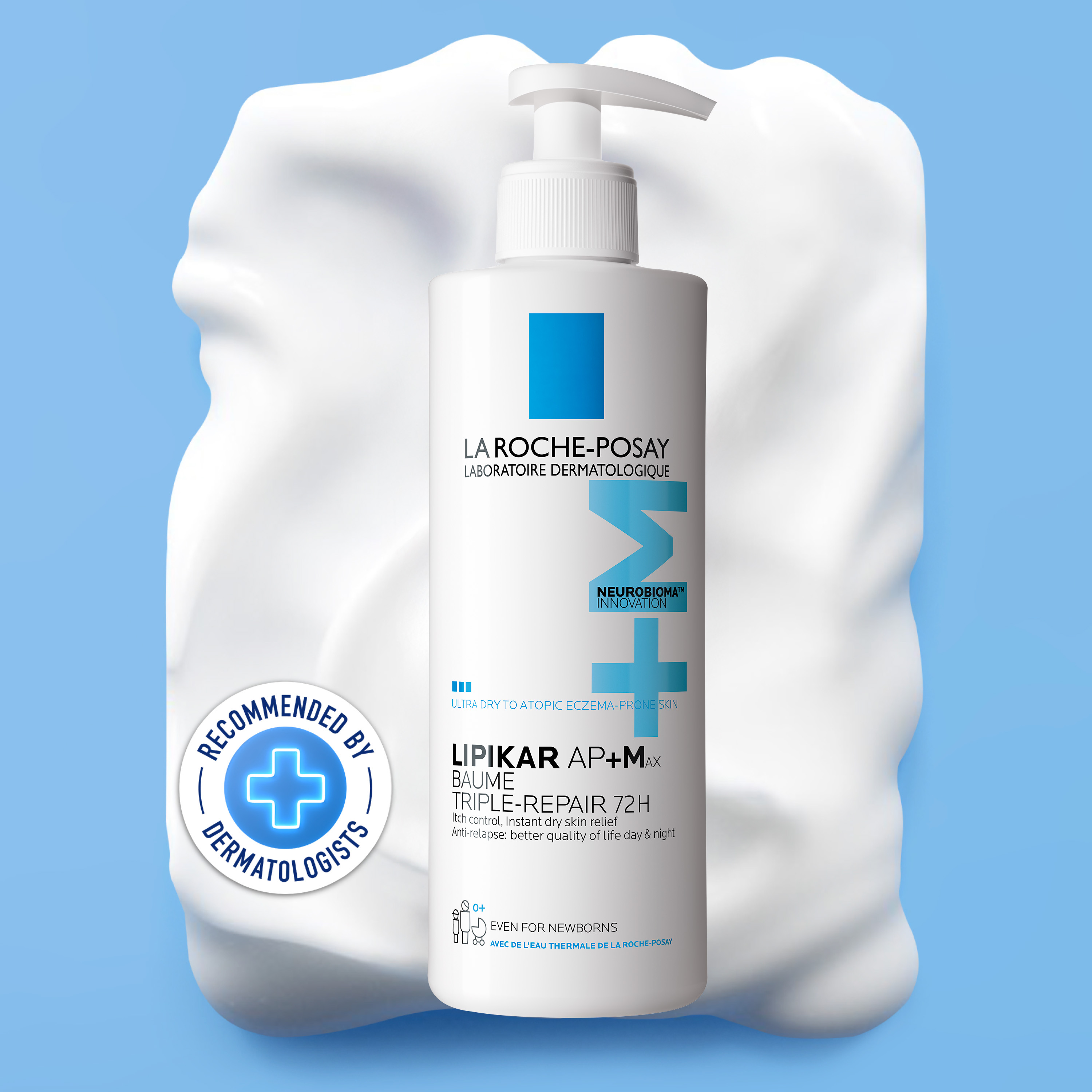 La Roche-Posay Lipikar - Baume AP+MAX Balsamo Relipidante Per Pelle Secca 400 ml