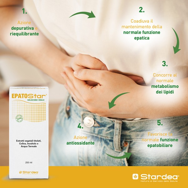 Epatostar Sciroppo Integratore Depurativo 250 ml