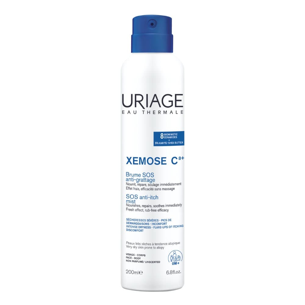 Uriage - Xémose C8+ Spray SOS Antiprurito Rinfrescante Per Pelle Secca E Atopica 200 ml