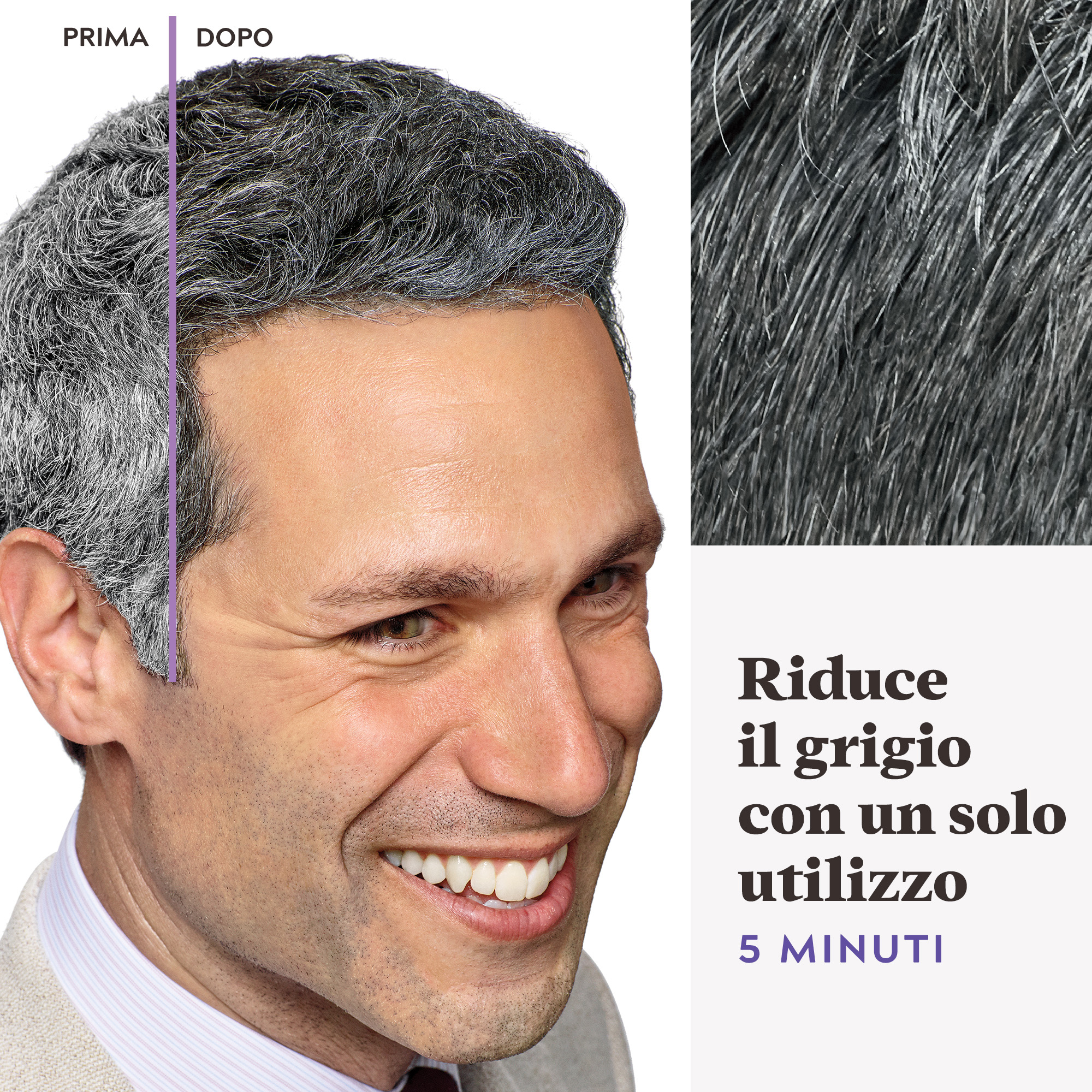 Touch of Gray Trattamento Colorante Graduale Per Uomo Nero 40 ml