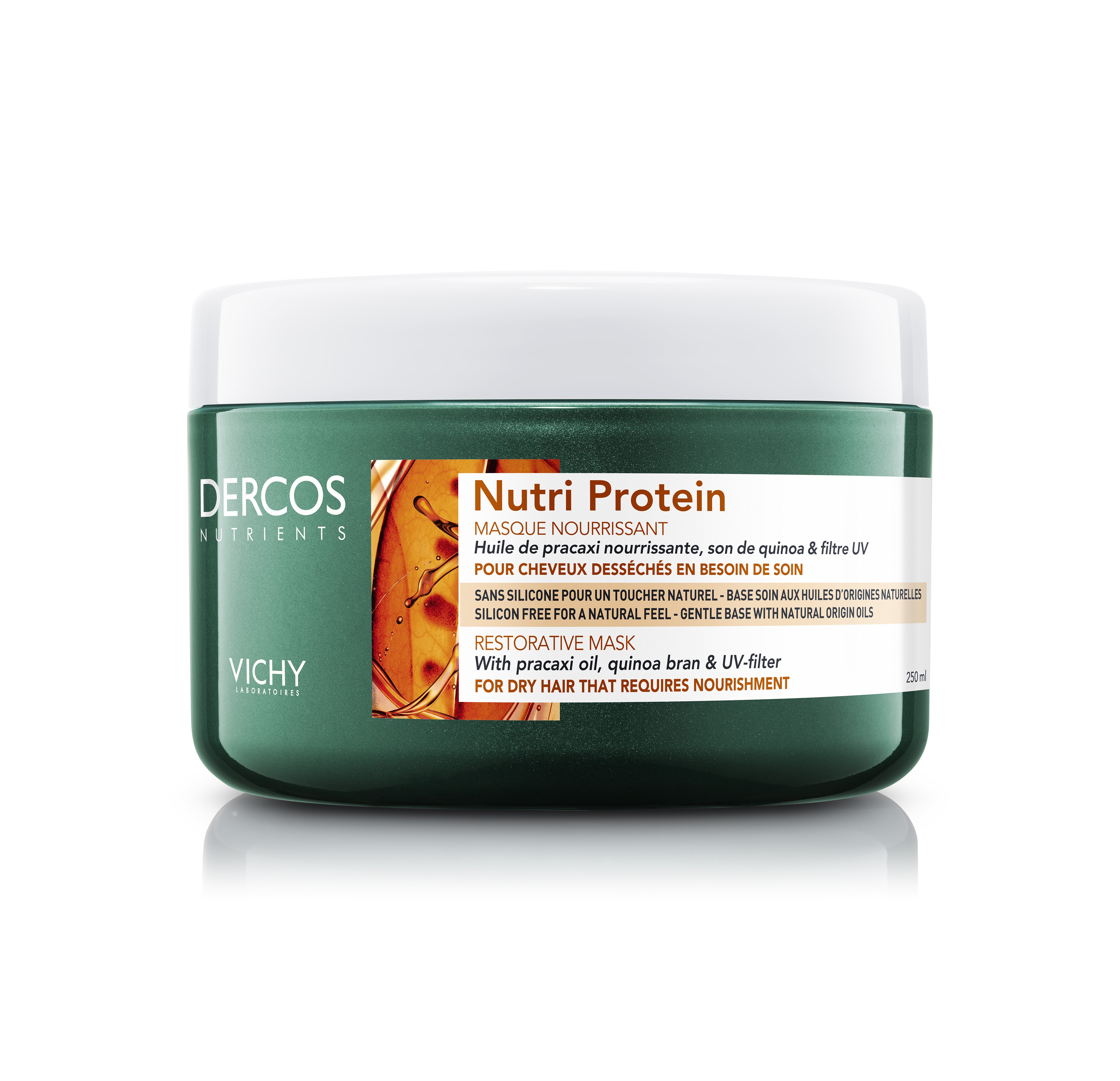 Vichy Dercos Nutrients Nutri Protein Maschera Ristrutturante Capelli Secchi 250 mL