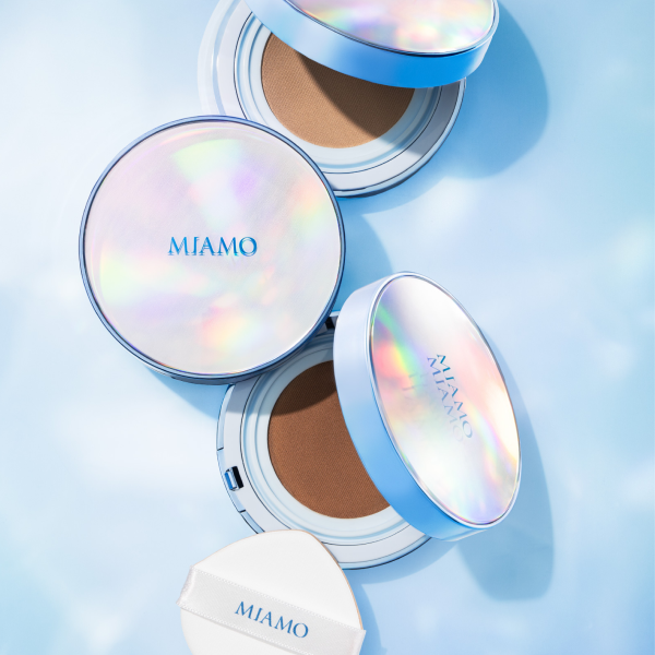MIAMO Second Skin Mesh Cushion Foundation con Protezione SPF 50 - Shade Sand-