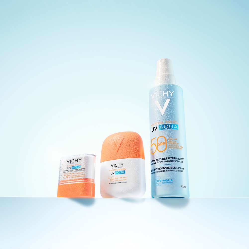 Vichy Capital Soleil UV Aqua SPF50 - Spray Idratante Invisibile Corpo 200 ml