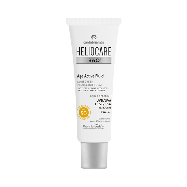 Heliocare 360° Age Active Fluid SPF50+ - Trattamento Fotoprotettivo Antinvecchiamento 50 ml