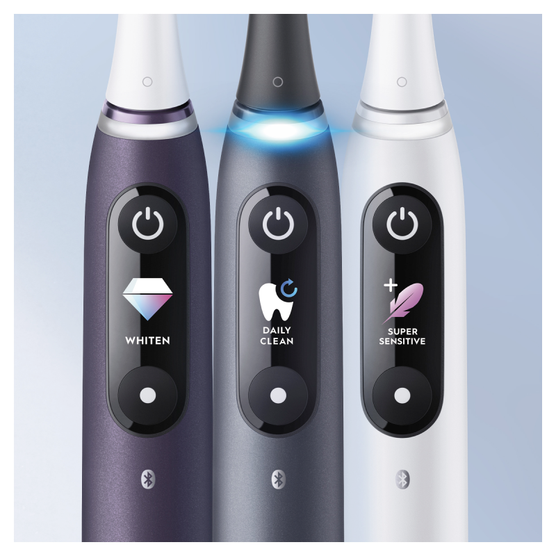 Oral-B Spazzolino Elettrico Ricaricabile iO 8S Nero, 2 Testine, 1 Custodia Da Viaggio, 1 Spazzolino