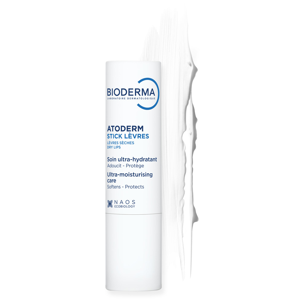 Bioderma Atoderm Stick Lèvres - Stick Labbra Ultra-Idratante Per Pelle Secca 4 g