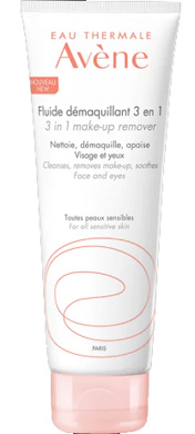 Eau Thermale Avène Fluido Struccante 3 in 1, Pelle sensibile, 200ml 
