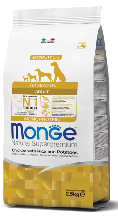 MONGE ALL AD POL/RIS/PAT 2,5KG