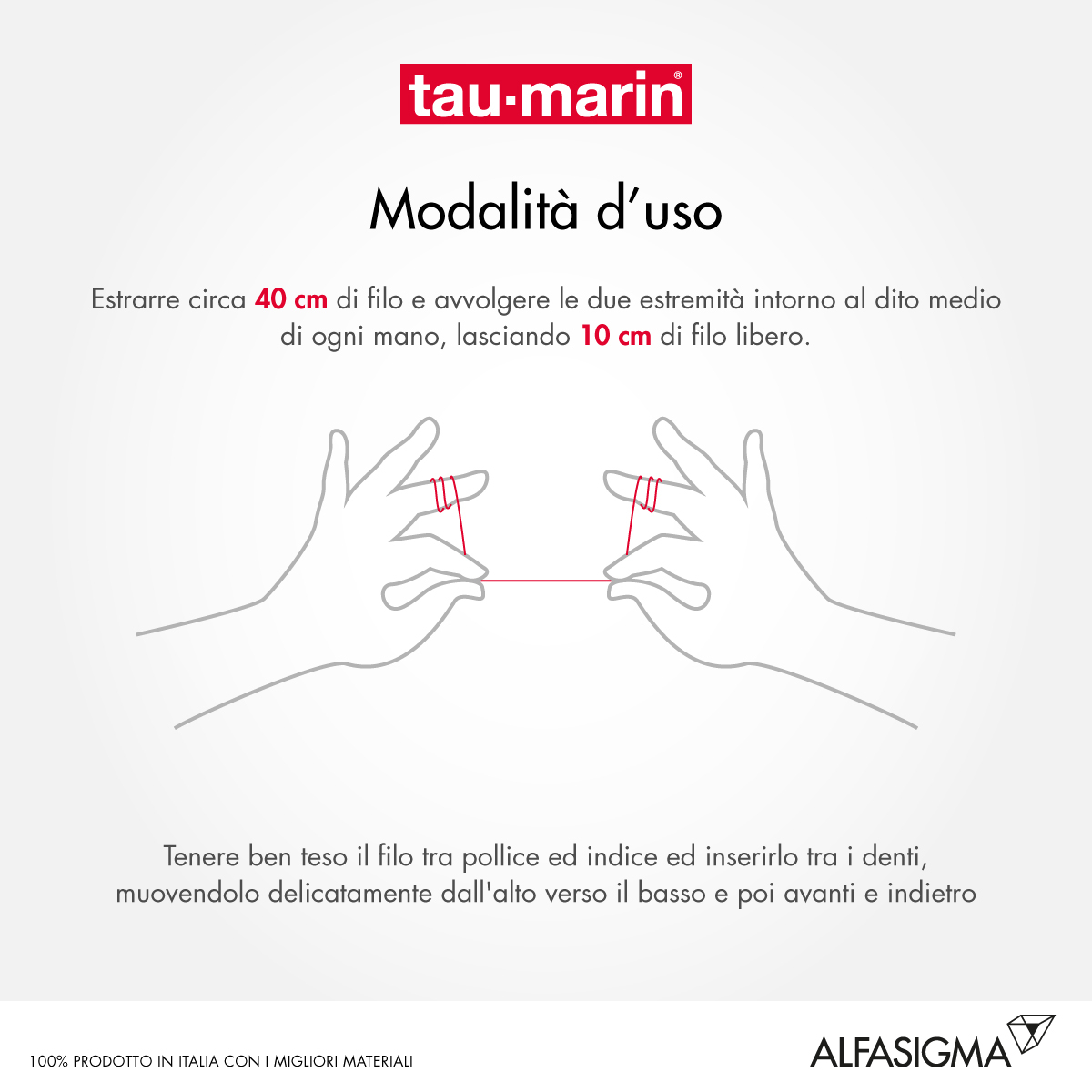Tau-Marin Filo Interdentale Classic Non Cerato 50 m