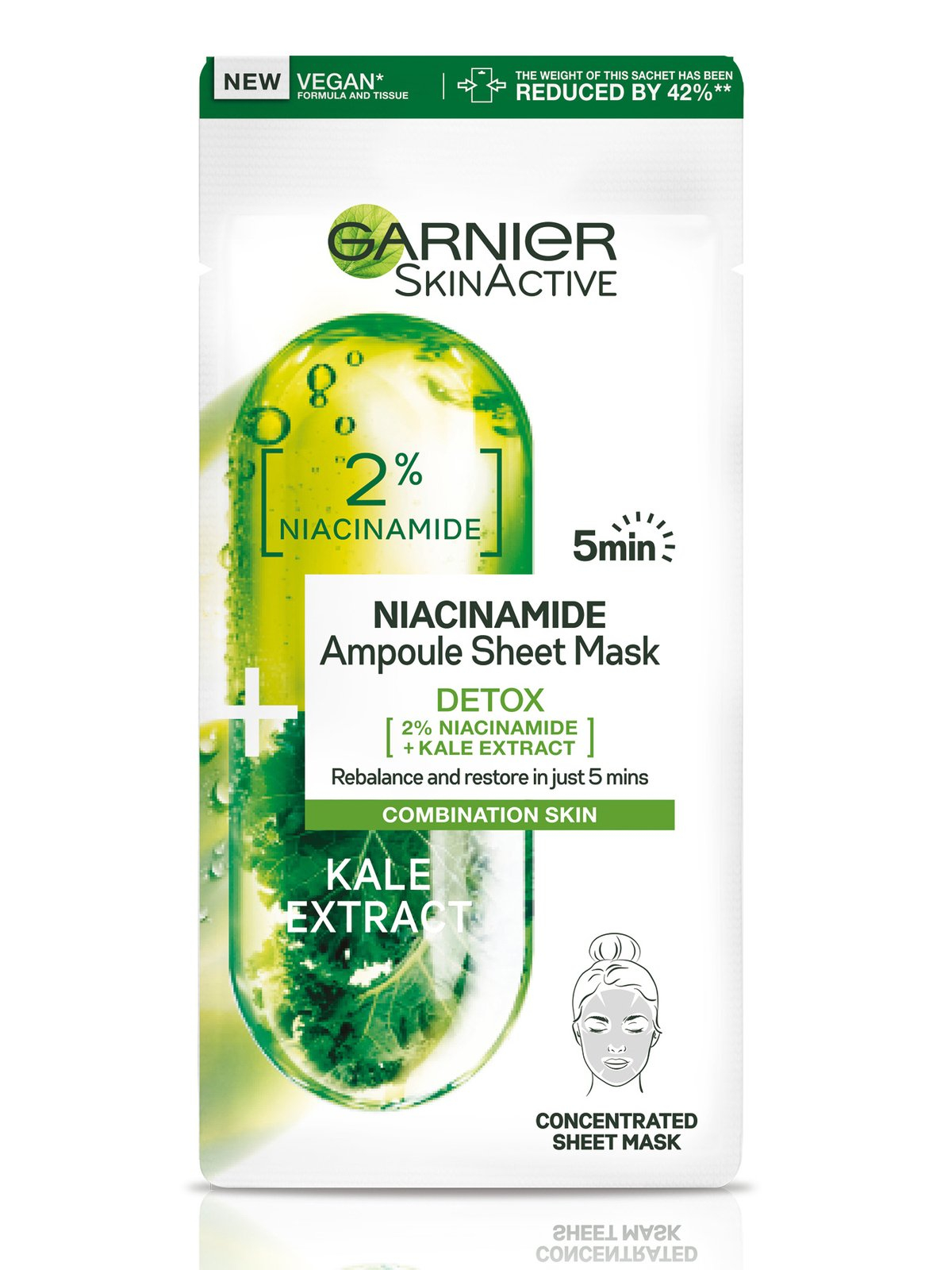 GARNIER AMPOULES TISS MASK NIA
